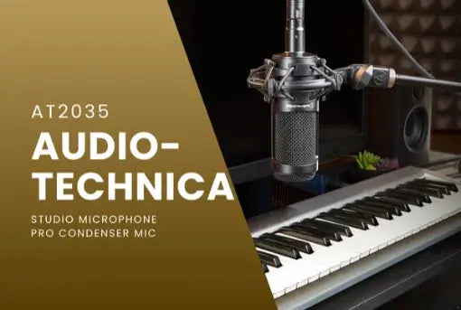 Audio-Technica AT2035 Studio Microphone – Pro Condenser Mic