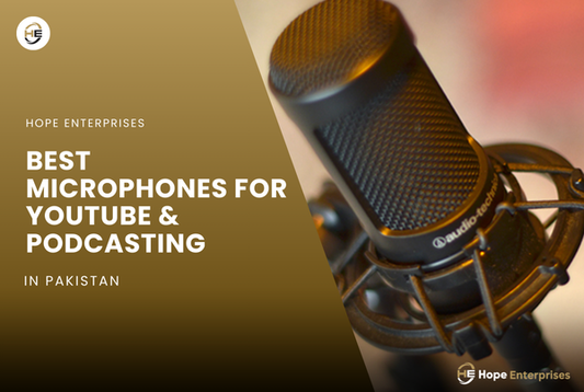 Best Microphones for YouTube &amp; Podcasting in Pakistan
