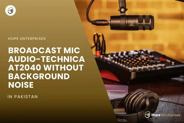Broadcast Mic – Audio-Technica AT2040 Without Background Noise