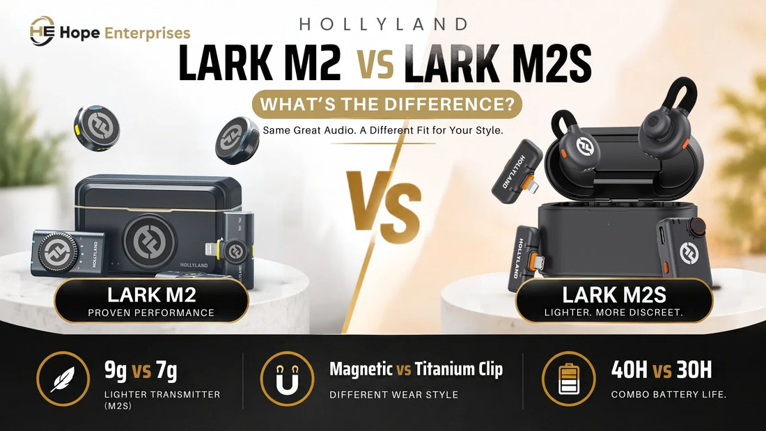 Hollyland LARK M2 vs LARK M2S