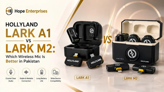 Hollyland Lark A1 vs Lark M2: Which Wireless Mic Is Better in Pakistan