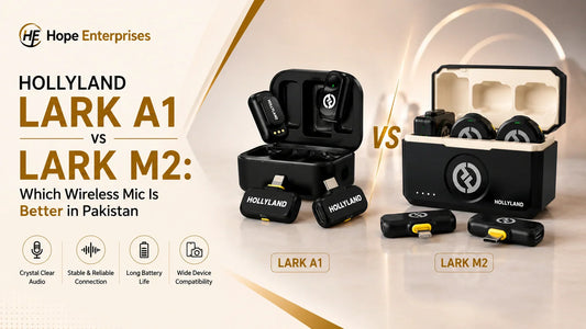 Hollyland Lark A1 vs Lark M2: Which Wireless Mic Is Better in Pakistan