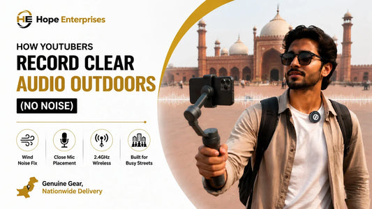 How YouTubers Record Clear Audio Outdoors Without Background Noise