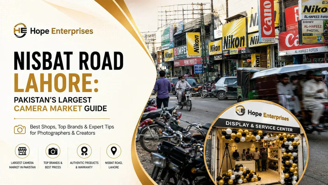 Nisbat Road Lahore: Pakistan’s Largest Camera Market
