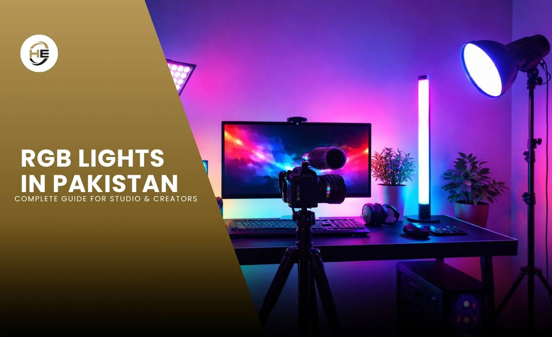 RGB Lights in Pakistan – Complete Guide for Studio & Creators