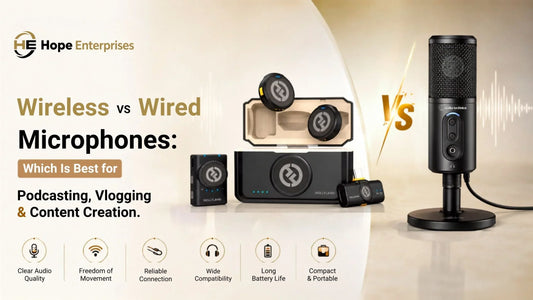 Wireless vs Wired Microphones: Best Choice for Content Creators