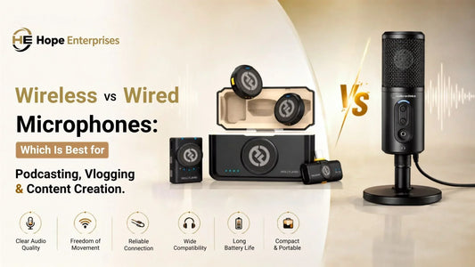 Wireless vs Wired Microphones: Best Choice for Content Creators