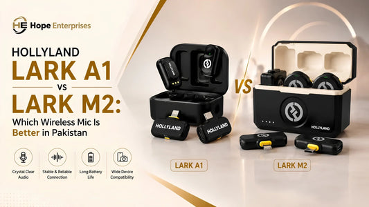 Hollyland Lark A1 vs Lark M2: Which Wireless Mic Is Better in Pakistan