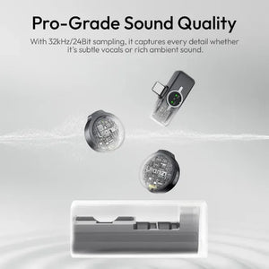 A21 Wireless Microphone Lighting Black