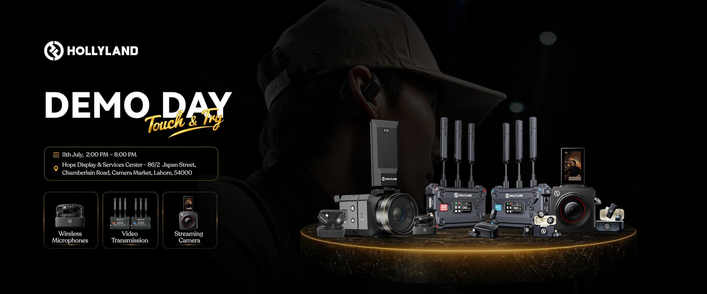 hope enterprises display center demo day touch and try equipment