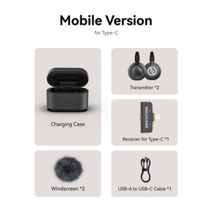 Hollyland LARK M2S Duo (Space Gray, with USB-C RX)