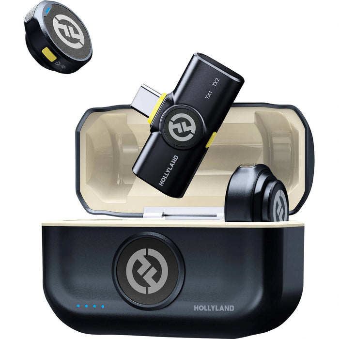Hollyland LARK M2 Duo with USB-C Plug (Shine Charcoal)
