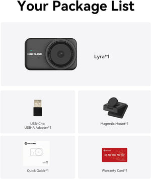 Hollyland Lyra 4K UHD Webcam (Black)