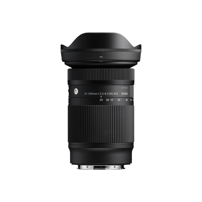 Buy Sigma 20-200mm F3.5-6.3 DG Contemporary Lens in Pakistan. Full-frame Sony E-mount travel zoom lens with 20-200mm range, HLA autofocus, 1:2 macro capability, and weather-resistant design.