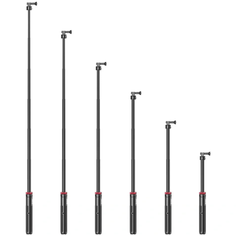 ULANZI Go-QuickII 1.4m Selfie Stick for Action Cam （1.4m)