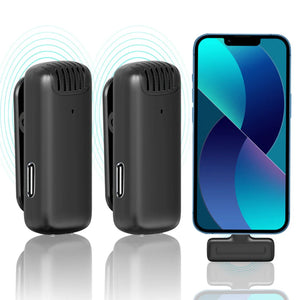 Ulanzi J12 Wireless Lavalier Microphone for iPhone & Type-C