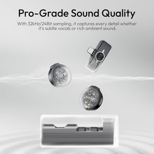 Ulanzi A21 Wireless Microphone Type-C Black alternate view 2