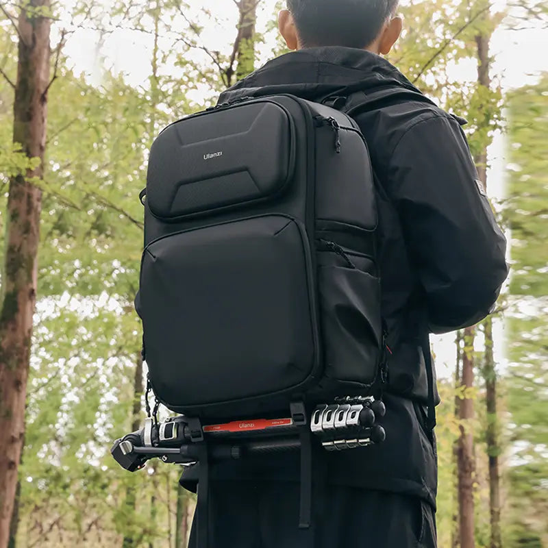 Ulanzi BP10 Hardshell Camera Backpack 35L mounted setup