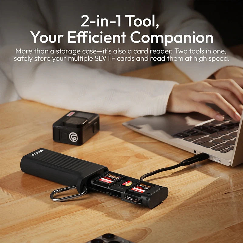 Ulanzi CR2 All-in-One Card Case (Black) alternate view 6