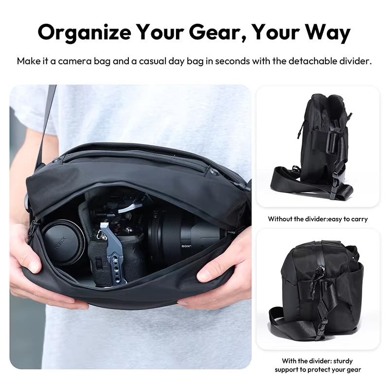 Ulanzi PB038 Travel Sling Bag V2 Waterproof Shoulder Bag for Camera - product view 6