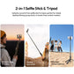 Ulanzi SK27 Portable Selfie Stick Plus with Phone Holder (1.54m)