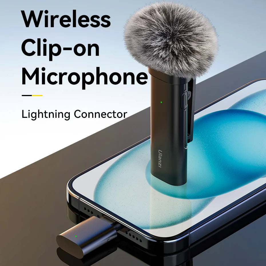 wireless clip-on microphone