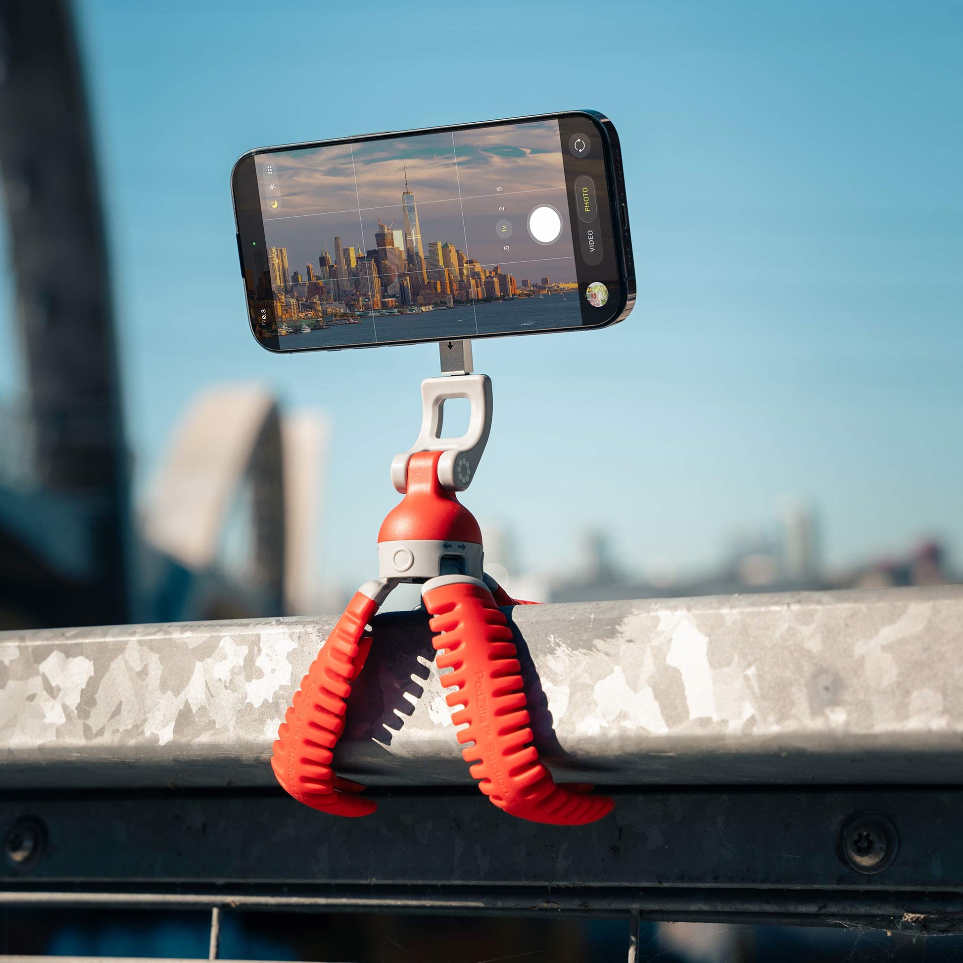 JOBY PodZilla Octo Suction Tripod Red 6