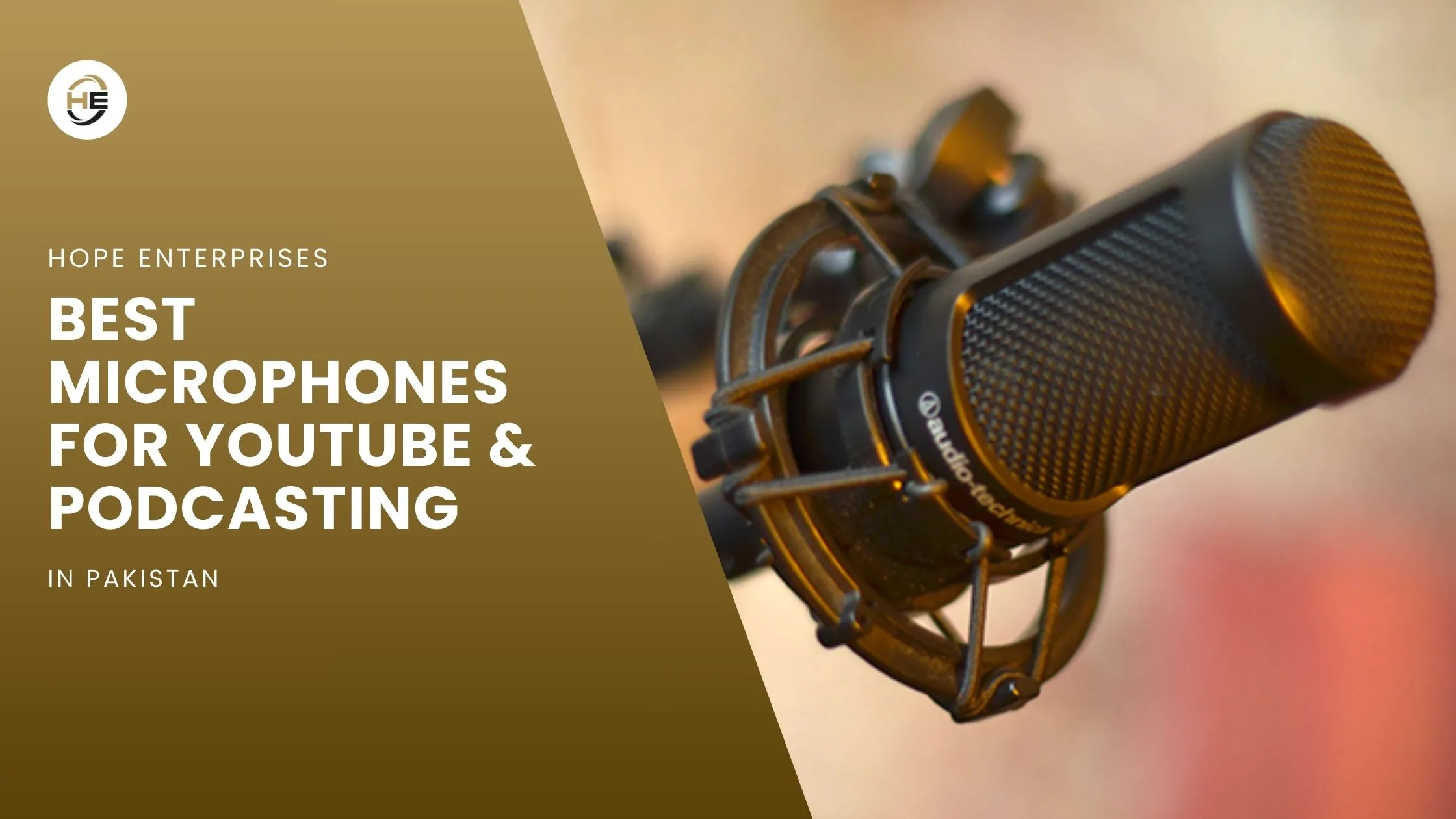 Best mic for YouTube and podcasting in Pakistan with professional studio recording quality