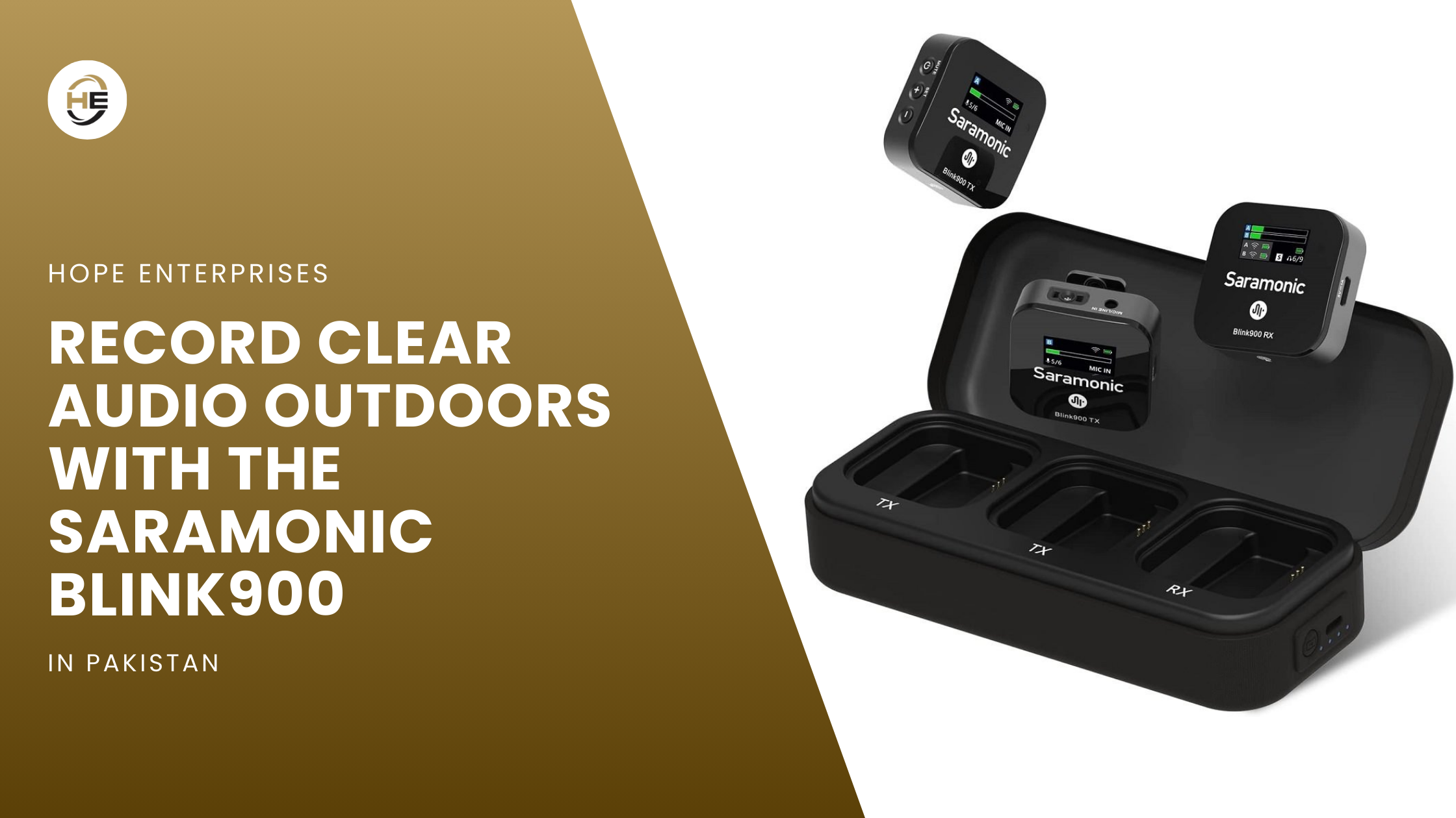 Record Clear Audio Outdoors with the Saramonic Blink900