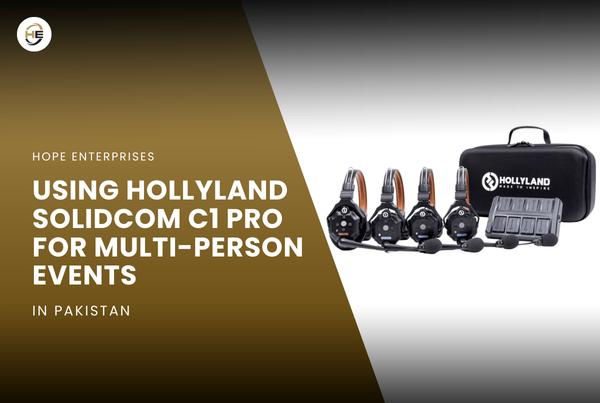 Using Hollyland Solidcom C1 Pro for Multi-Person Events