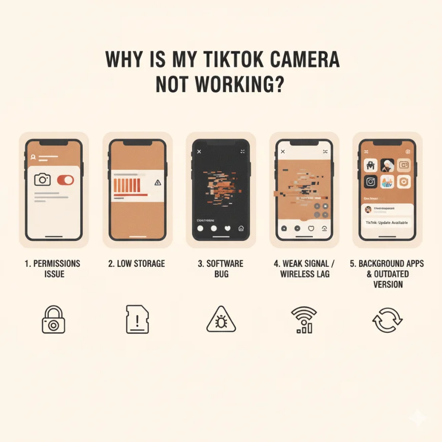 WHY IS MY TIKTOK CAMERA NOT WORKING