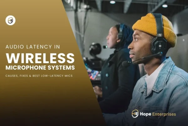 Understanding Audio Latency in Wireless Microphone Systems - Hope Enterprises
