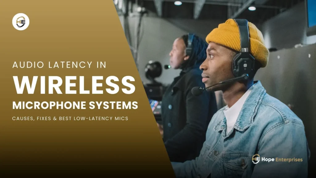 Understanding Audio Latency in Wireless Microphone Systems - Hope Enterprises