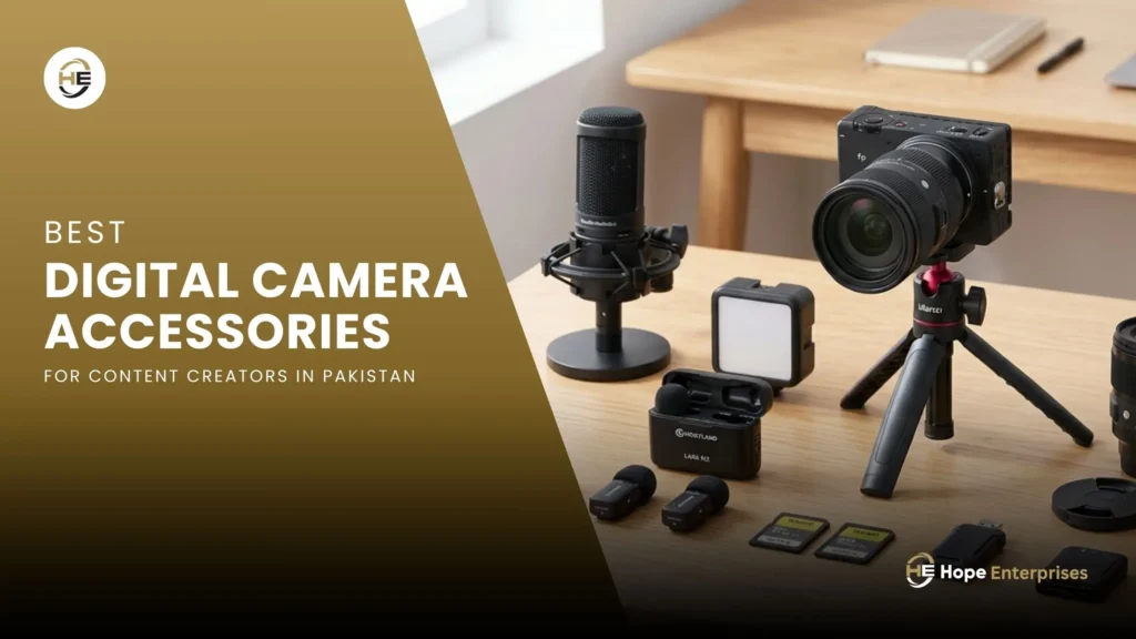 Best Digital Camera Accessories for Content Creators in Pakistan - Hope Enterprises i