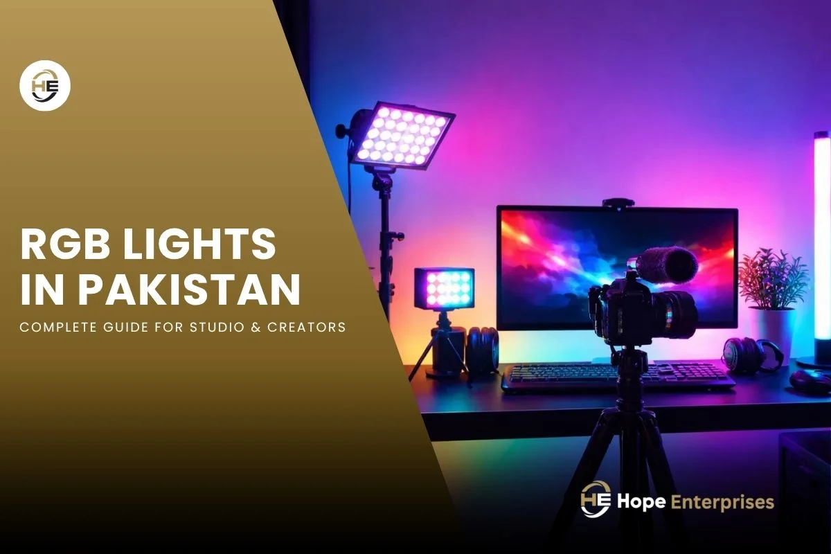 RGB Lights in Pakistan – Complete Guide for Studio & Creators for photography - Hope enterprises
