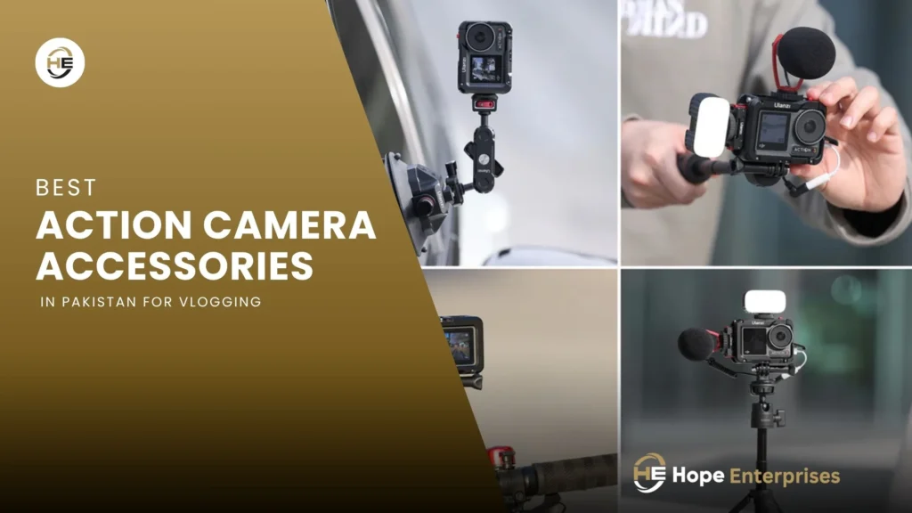 Action Camera Accessories for Vlogging setup in pakistan - Hope Enterprises