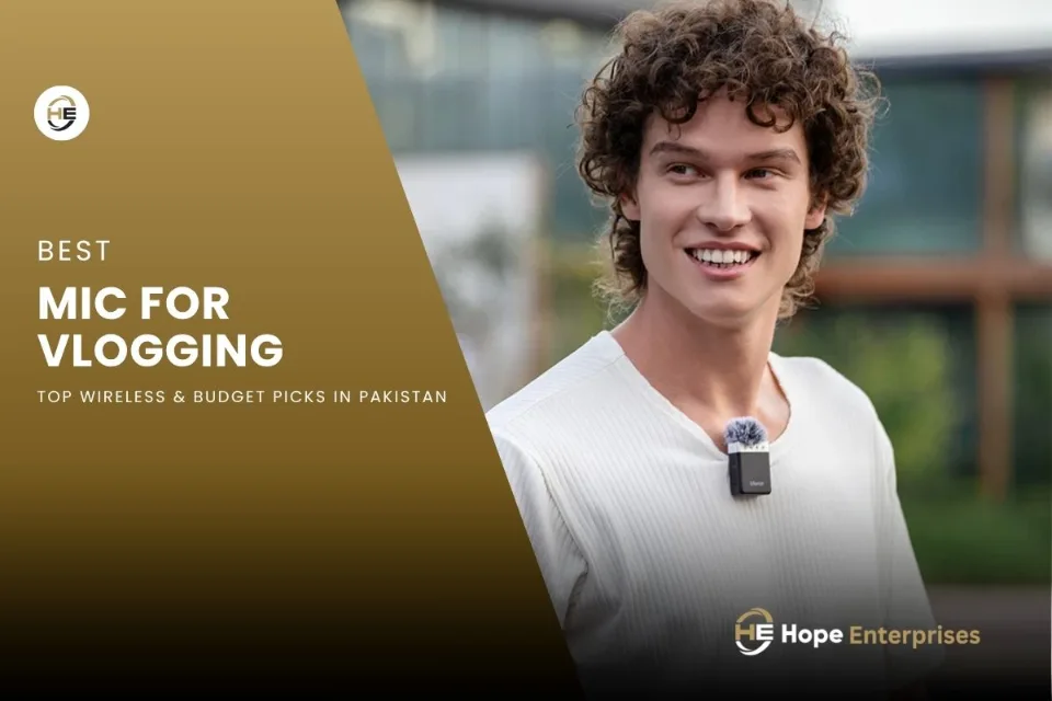 Best Mic for Vlogging in Pakistan Top Wireless & Budget Picks - Hope Enterprises